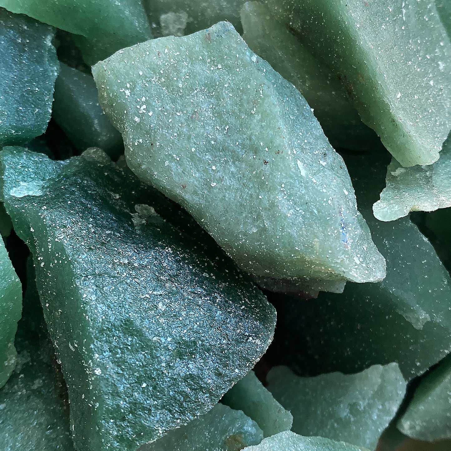 Cuarzo Verde en bruto para la Salud