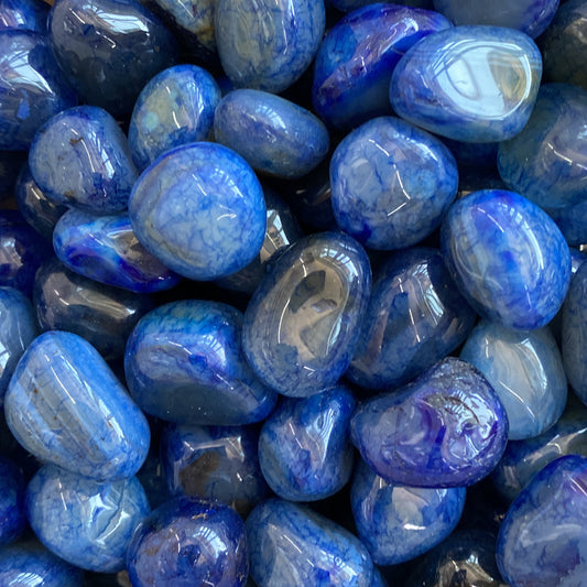 Ágata Natural Azul para Chakra Garganta